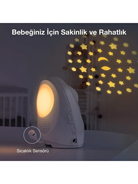 Vtech DM1212 Gece Lambası ve Projeksiyonlu Sesli Bebek Monitörü