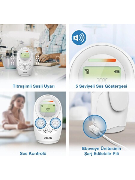 Vtech DM1212 Gece Lambası ve Projeksiyonlu Sesli Bebek Monitörü