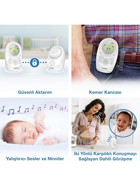Vtech DM1212 Gece Lambası ve Projeksiyonlu Sesli Bebek Monitörü