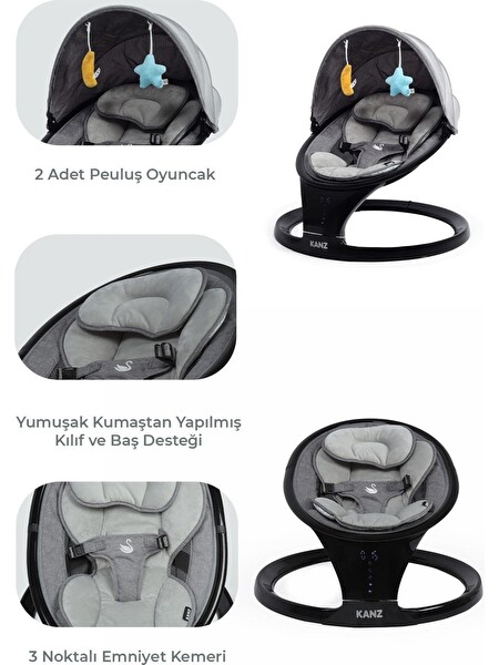 Kanz Swan Ana Kucağı Siyah Versiyon