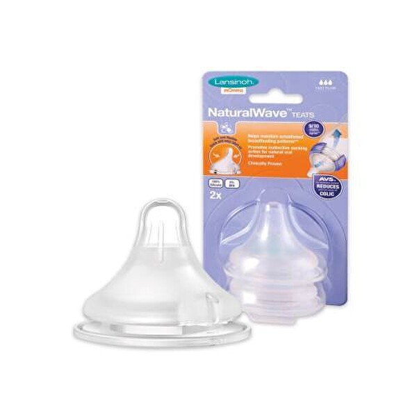 Lansinoh Natural Wave Biberon Emziği Orta Akış