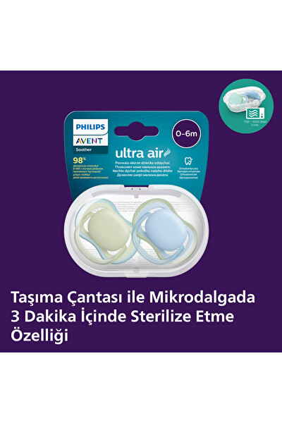 Philips Avent Ultra Air 0-6 Ay Erkek Emzik SCF085/21