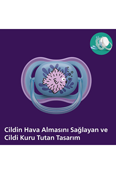 Philips Avent Ultra Air 6-18 Ay 2'li Kız Emzik SCF085/61
