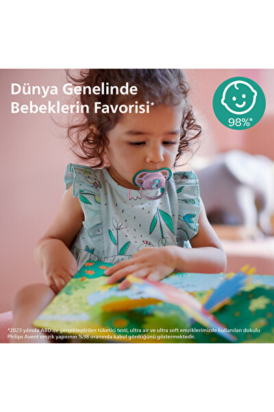 Philips Avent Ultra Air 6-18 Ay 2'li Kız Emzik SCF085/61
