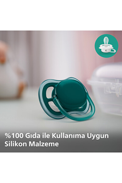 Avent Scf085/31 Ultra Air 6-18 Ay Indigo 2'li Emzik