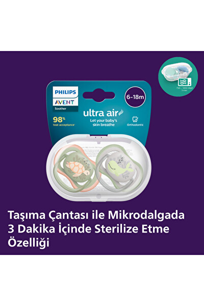 Philips Avent Ultra Air 6-18 Ay 2'li Emzik SCF085/60