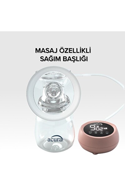 Acura AC-3010 Şarjlı LCD Ekranlı Biberon Özellikli Tekli Göğüs Pompası