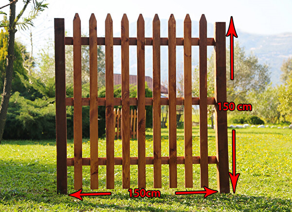 Mandu 150x150x2 CM Ahşap Çit