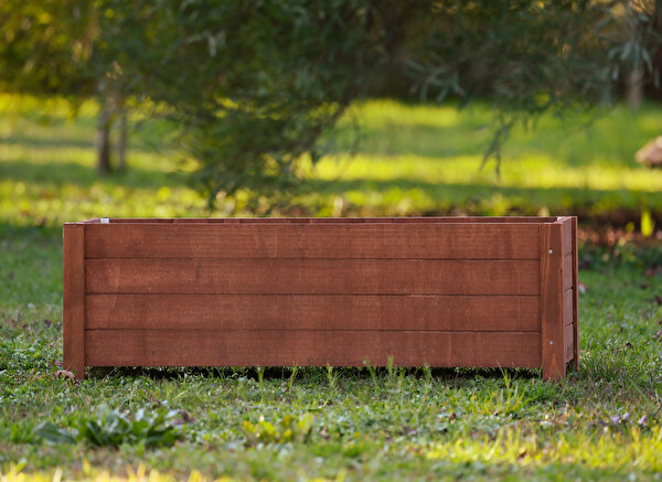 Mandu 114x38 CM Dekoratif Ahşap Saksı