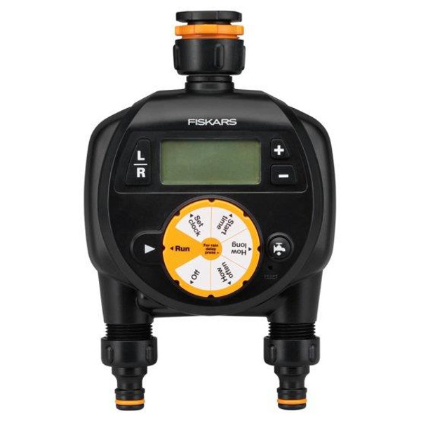 Fiskars Çift Çıkışlı Sulama Saati 1054792