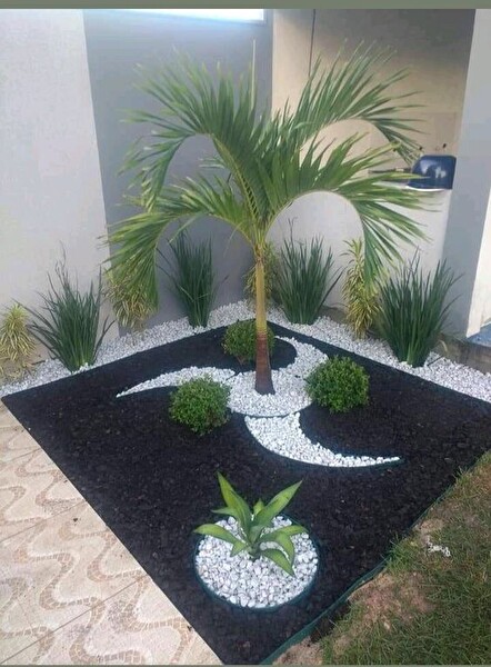 T-May Beyaz Dolomit Taşı 25 KG 2-4 CM Bahçe Süsü ve Akvaryum Dekorasyonu için Dere Çakılı