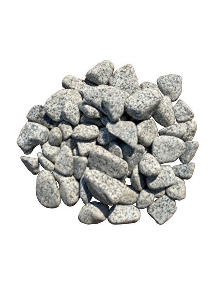 T-May Granit Taşı 15 KG 2-4 CM Bahçe Süsü ve Akvaryum Dekorasyonu için Dere Çakılı
