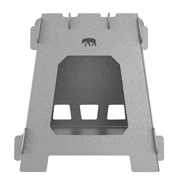 Kamp Ayısı Inox 1 MM Paslanmaz Galvaniz Çelik Su Geçirmez Çantalı Ateş Kutusu