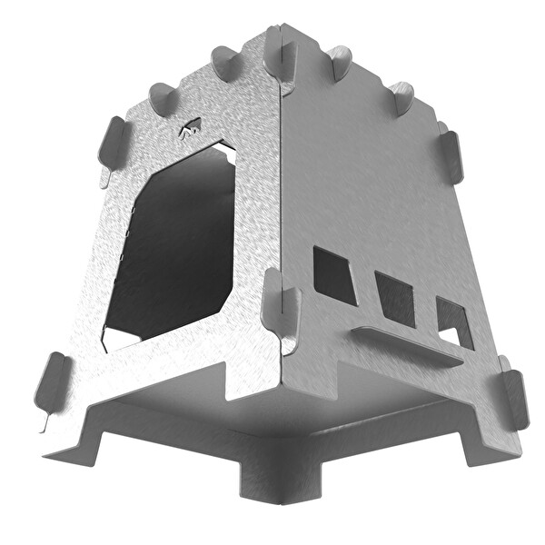 Kamp Ayısı Inox 1 MM Paslanmaz Galvaniz Çelik Su Geçirmez Çantalı Ateş Kutusu