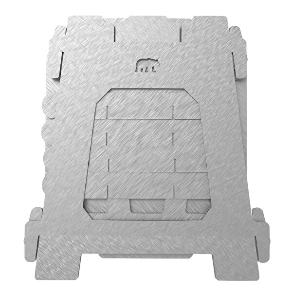 Kamp Ayısı Inox 1 MM Paslanmaz Galvaniz Çelik Su Geçirmez Çantalı Ateş Kutusu