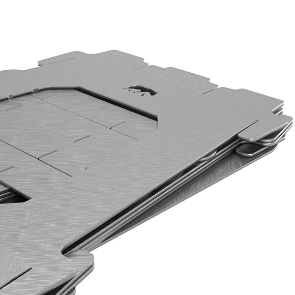 Kamp Ayısı Inox 1 MM Paslanmaz Galvaniz Çelik Su Geçirmez Çantalı Ateş Kutusu