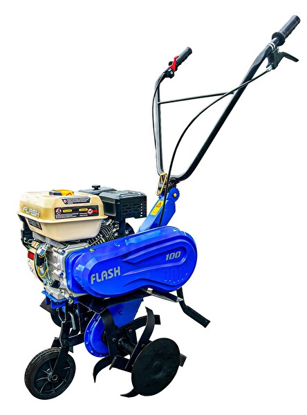 Anadolu Strong Flash 100 Benzinli Çapa Makinesi 7 HP SHINERAY Yeni Nesil Motor 1 İleri Vites 40-60 CM Çapa Genişliği