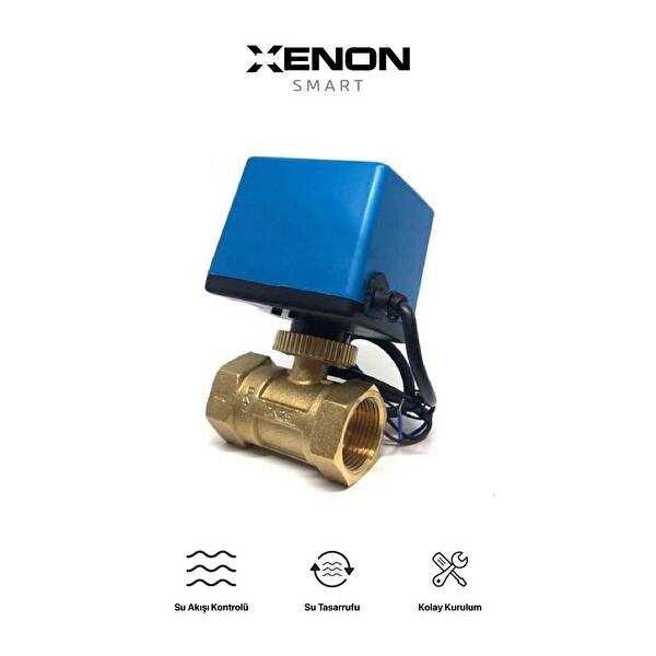 Xenon Smart Motorlu Küresel Su Vanası