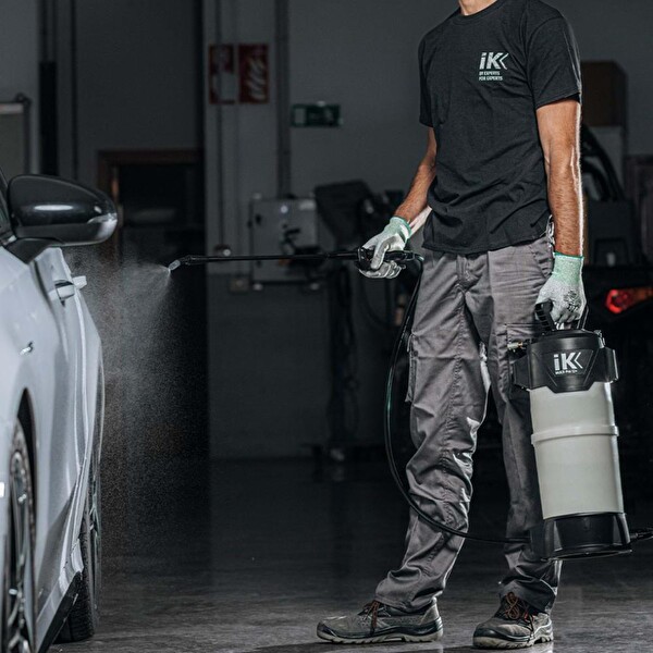 IK Sprayers Multi Pro 12+ Plus Hava Kompresör Bağlantılı Kimyasal ve Asit Dayanımlı Basınçlı Pompa 10 L