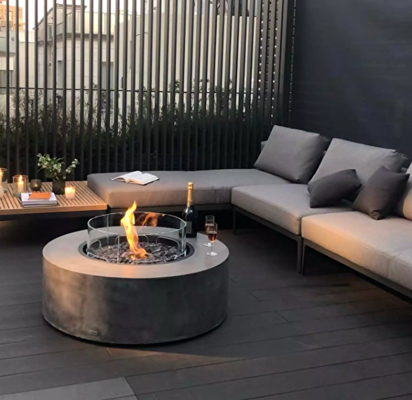 Ecosmart Fire ARK 40 Natural Sehpa Tipi Şömine