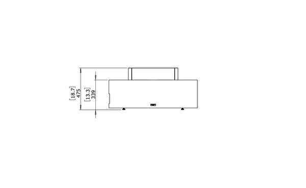 Ecosmart Fire ARK 40 Graphite Fire Masa Şöminesi