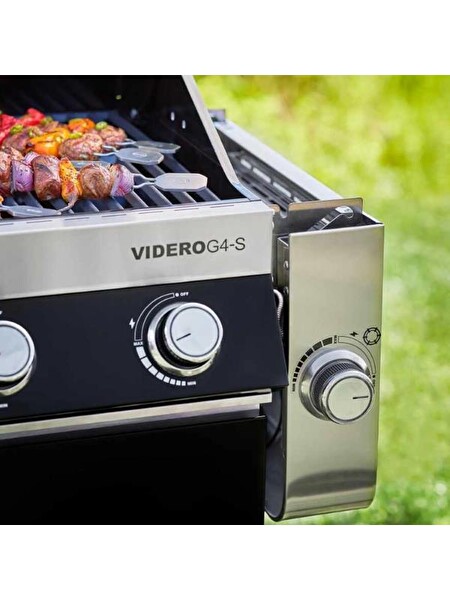 Rösle Videro G4-S Vario Siyah Gazlı Barbekü