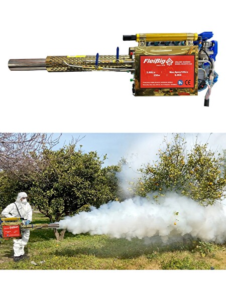Rowermax FLEIBIG GS-2000 Benzinli Termal ULV Zirai Don Duman İlaçlama Sisleme Makinesi