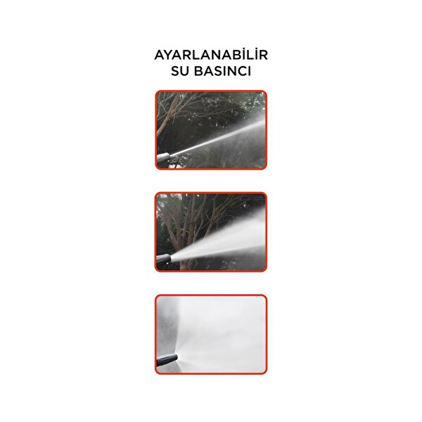 Torima HPC-01 2000W 150 Bar Oto Halı ve Bahçe Temizleme Yüksek Basınçlı Yıkama Makinesi Mavi