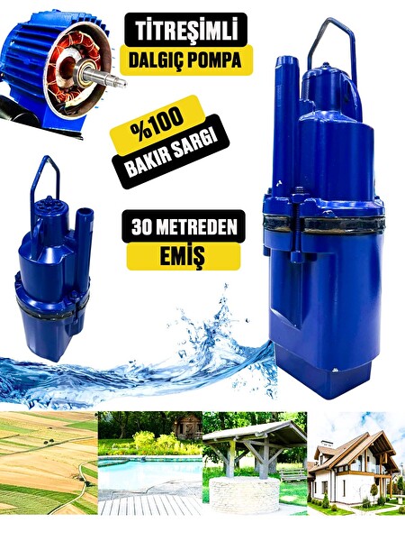 Germany Style İbeltech Titreşimli Dalgıç Su Pompası Motoru 1/2