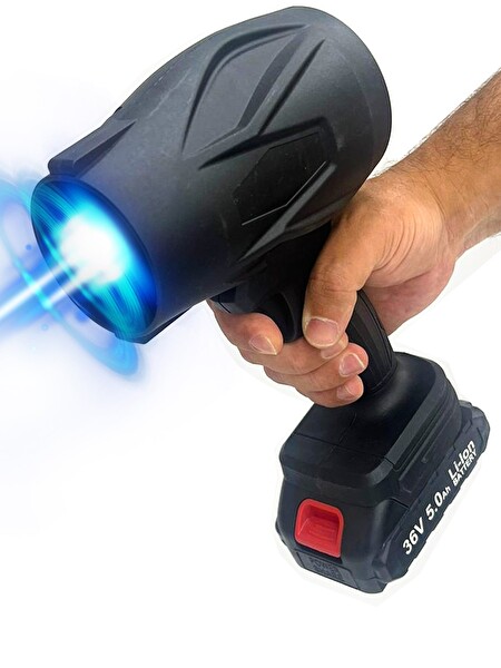 Germany Style Şarjlı Jet Turbo Motorlu Hava Üfleme Fan Yaprak Üfleme Araba içi Cam Kurulama