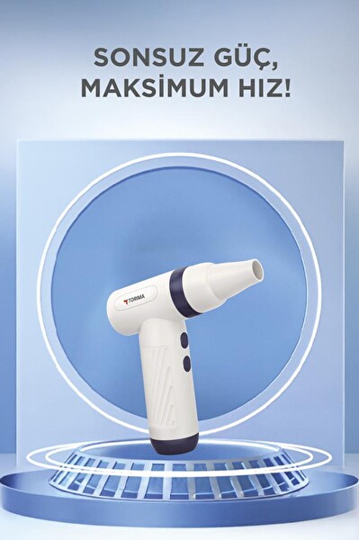 Torima TTB-01 Mavi Yüksek Hızlı Turbo 85 000 pm 1100 mAh 40 W Hava Üfleme Makinası.