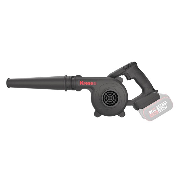 Kress KUF30.9 20Volt Profesyonel Devir Ayarlı Üfleyici + 5 Parça Aksesuar - Akü Dahil Değildir