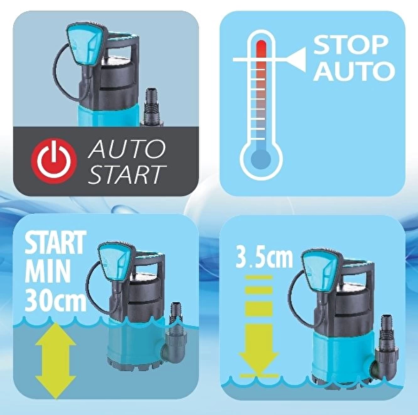 Duffmart FSP550C Temiz Su Dalgıç Pompa