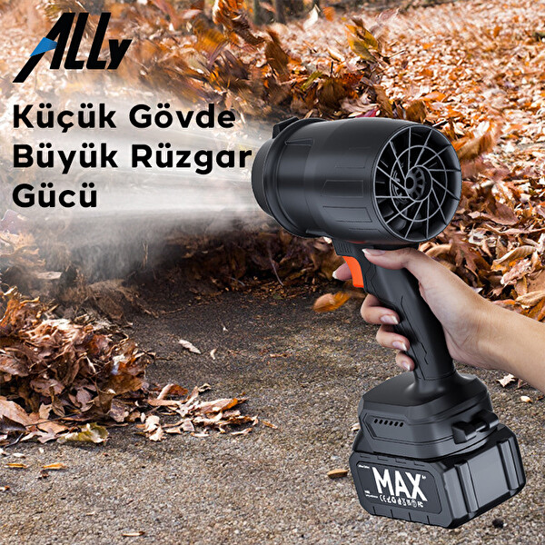 Ally ST-8115 Air Duster Turbo Fan Hava Üfleyici 30000 RPM Siyah
