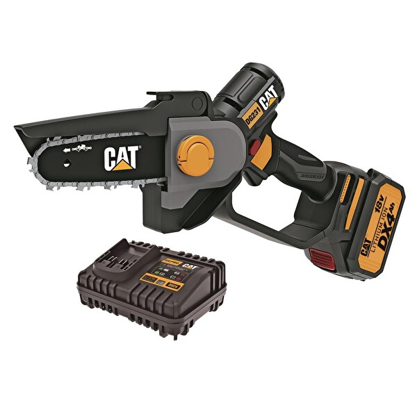 Cat DG231 18 Volt 4.0 Ah Li-ion 12CM Profesyonel Şarjlı Kömürsüz Zincirli Testere
