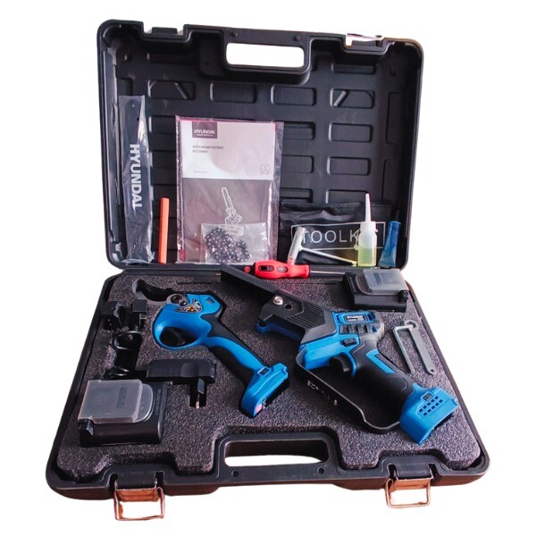 Hyundai HCS308XP LaserCut 40XP Akülü Budama Seti Çift Akülü Profesyonel Bahçe Bakım Seti