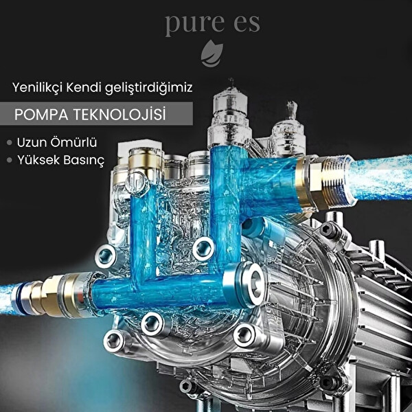 Pure Es Yüksek Basınçlı Yıkama Makinesi Gri - Turuncu