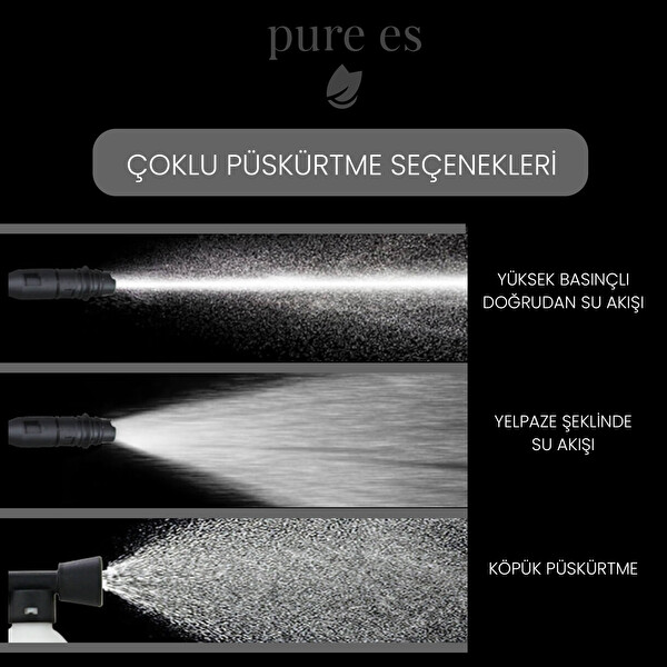 Pure Es Yüksek Basınçlı Yıkama Makinesi Gri - Turuncu