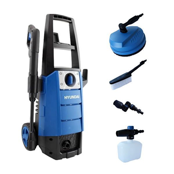 Hyundai HYB80HK Basınçlı Yıkama Makinesi 1500W 120 Bar Home Kit 4’ü 1 Arada