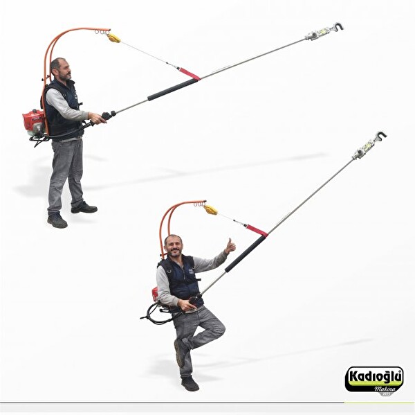 Kadıoğlu HMX Kawasaki TJ53E Motorlu Amortisörlü Ot Biçme Aparatlı Dal Silkeleme Makinesi