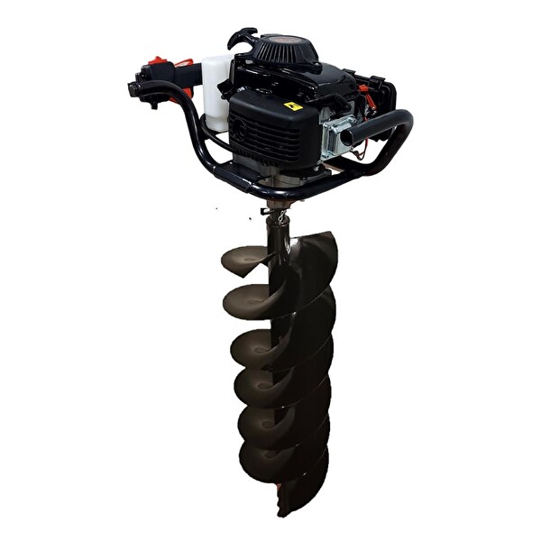 Tomking EA144P Çift Helezonlu 4 Zamanlı Toprak Burgu Makinası 300 MM 4 Hp