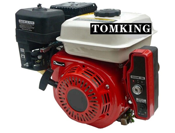 Tomking TK168 E 6.5 HP Marşlı Benzinli Motor Kamalı Krank