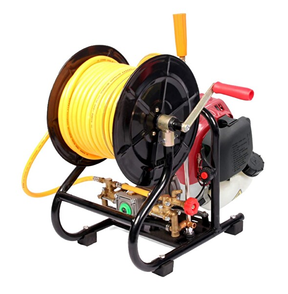 Garden Pro GP-900/4T Makaralı 4 Zamanlı 25 M Hortumlu İlaçlama Makinesi