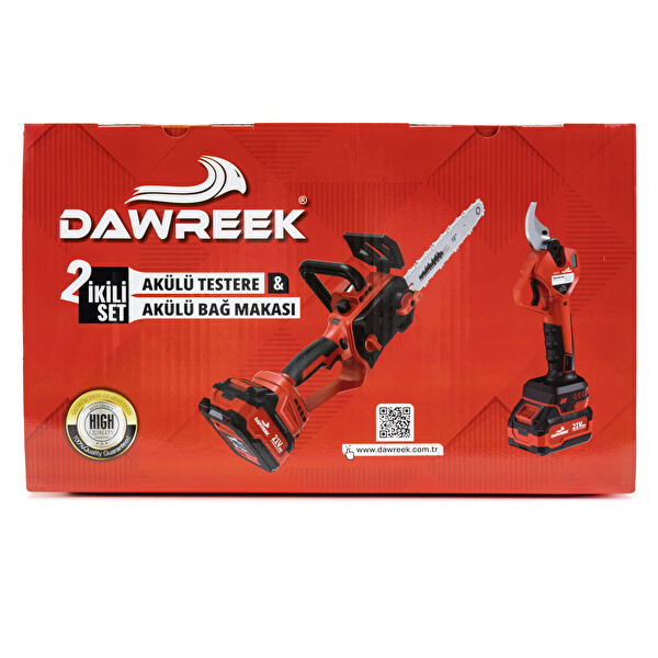 Dawreek MW10 Ağaç Kesme Bağ Makası Kırmızı