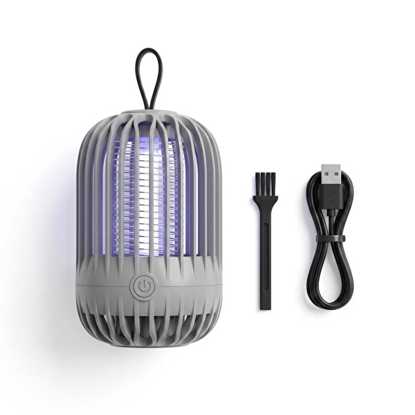 Panther PT-Z614 USB Şarjlı Sinek Öldürücü Lamba - 2 Renkli UV Işıklı Sinek Kovucu Gece Lambası