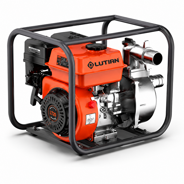 Lutian LT20 Benzinli Su Motoru 2 İnç 7 HP Su Pompası 30 Ton/Saat