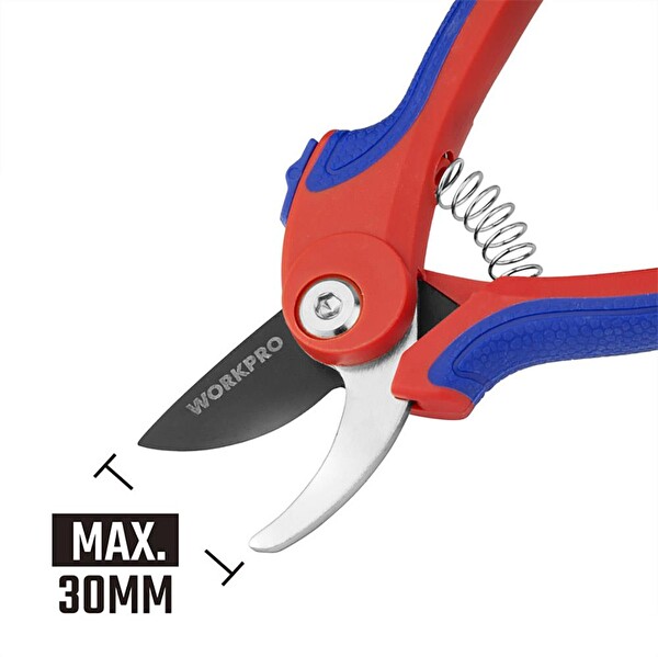 Workpro WP332001 180 MM Profesyonel Bağ Bahçe Dal Budama Makası