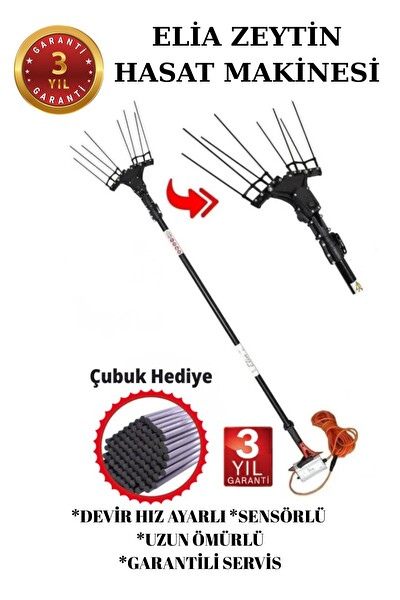 Elia Sensörlü Zeytin Hasat Makinası - Akü Şarj Cihazı