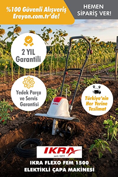 Ikra Flexo Fem 1500 W Elektrikli Çapa Makinesi