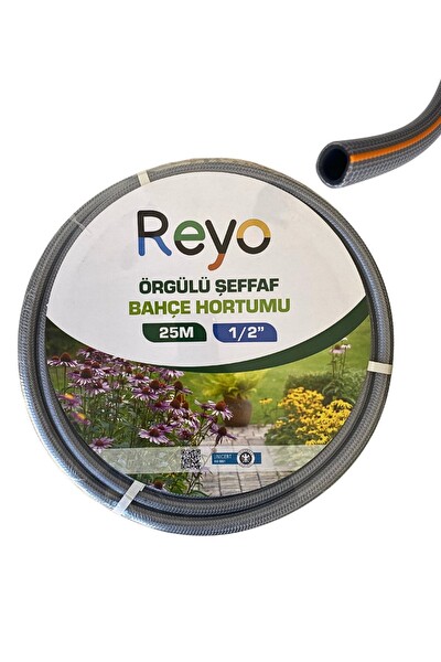 Claber 8921 40 M Hortum Makarası - 25 M Bahçe Hortumu - 3 Fonksiyonlu Sulama Tabancası Tam Set